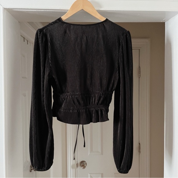 Shiny Ribbed Top - Picture 3 of 3